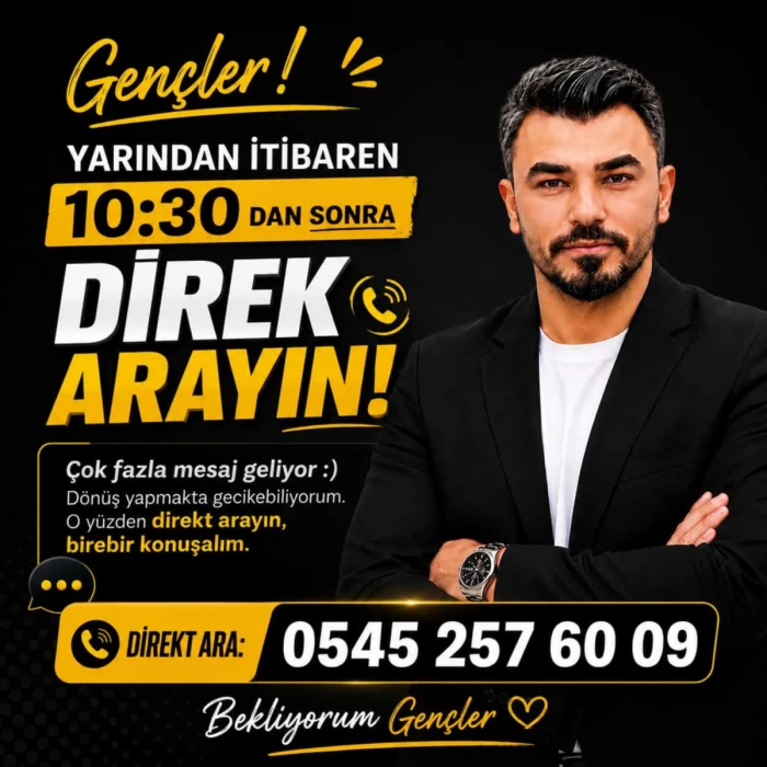 DİREKT İLETİŞME GEÇELİM 